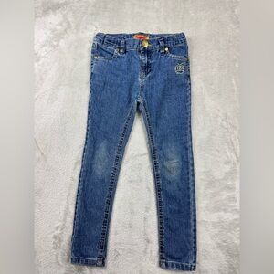 Apple Bottom Skinny Jeans Size 6 Kids Y2K Vintage Pre Loved Blue Denim